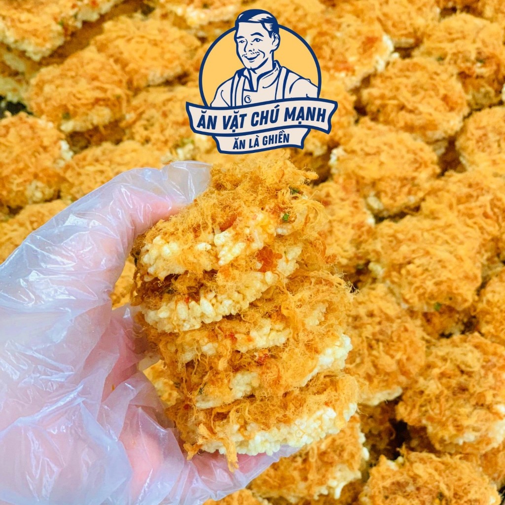 Cơm Cháy Tròn Mini Siêu Chà Bông