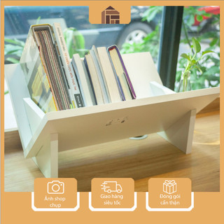 Kệ Sách Để Bàn Mơ GSB06 Gỗ MDF Dày Dặn Chống Ẩm Chống Xước Nhà Vui Interior