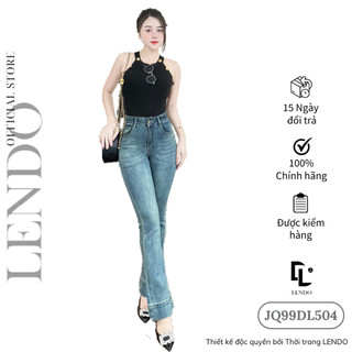 Quần Jean Ống Loe Can Gấu LENDO QJ99DL504