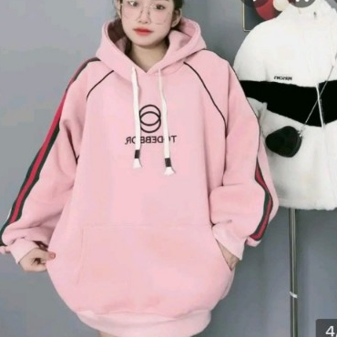 Áo nỉ hoodie nữ form rộng in chữ TODEBB cute hàn quốc CaMa Store M1165