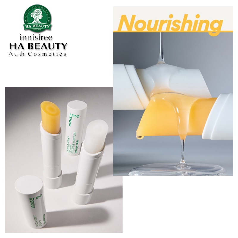 Son dưỡng môi mật ong hoa cải innisfree Canola Honey Lip Balm 3.5g