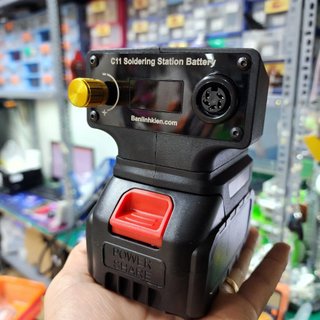 Bộ trạm hàn c11 dùng pin makita 18-21v hàn linh kiện điện tử phiên bản mới