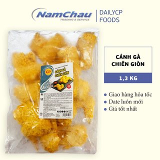 Cánh Gà Chiên Giòn CP 1.3kg, gà rán KFC hãng CP không cần rã đông chế biến trong vài phút