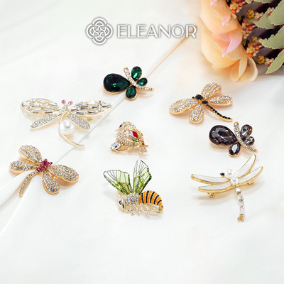 Ghim cài áo nam nữ Eleanor Accessories đa dạng kiểu dáng đính đá phụ kiện thời trang trâm cài 4973