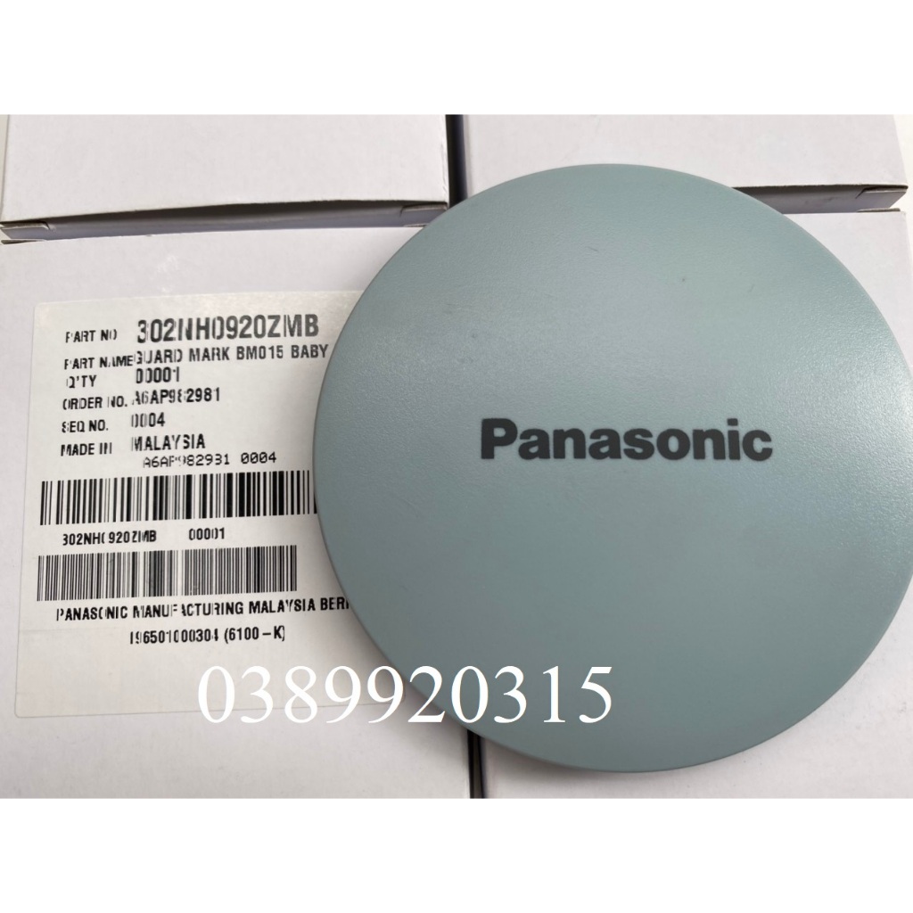 Logo mặt hiệu lồng quạt panasonic F308 chính hãng