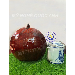 Vỏ dừa ủ ấm trà giử nhiệt có 3 màu: sơn đỏ, sợ bóng, màu thô không sơn. Size ủ ấm trà 800ml-1000ml.