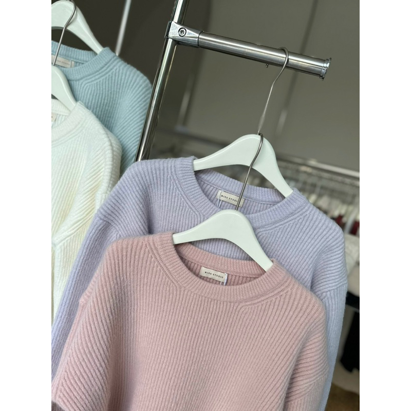 Áo len trơn basic màu pastel