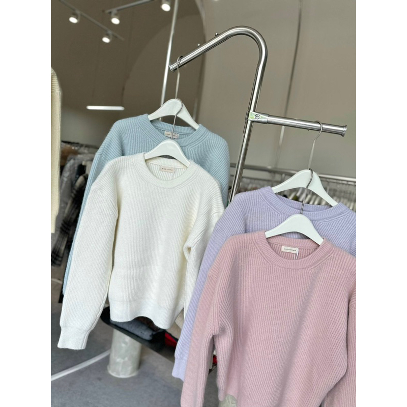 Áo len trơn basic màu pastel