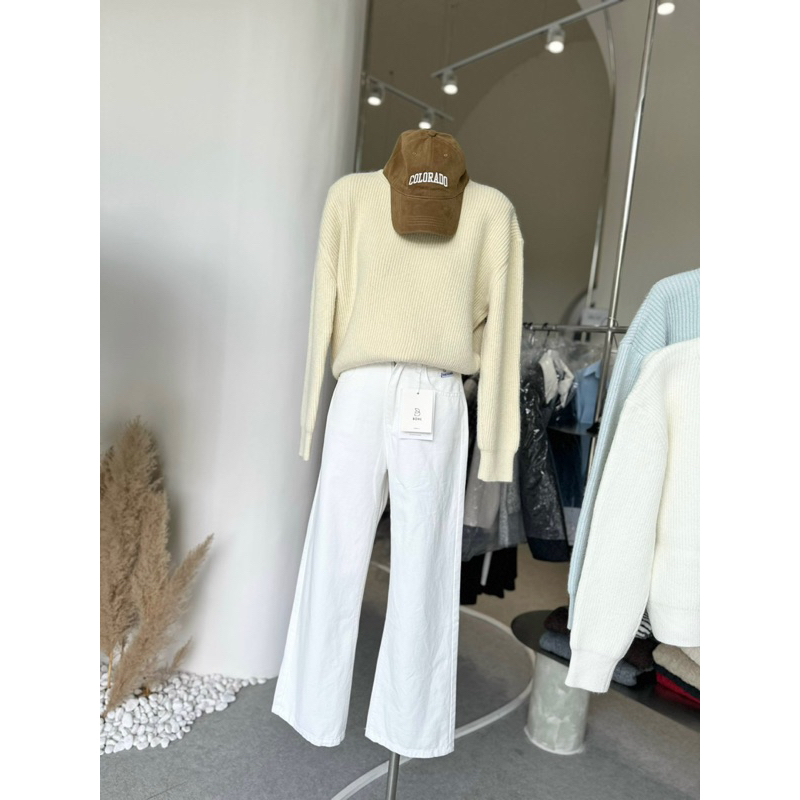 Áo len trơn basic màu pastel