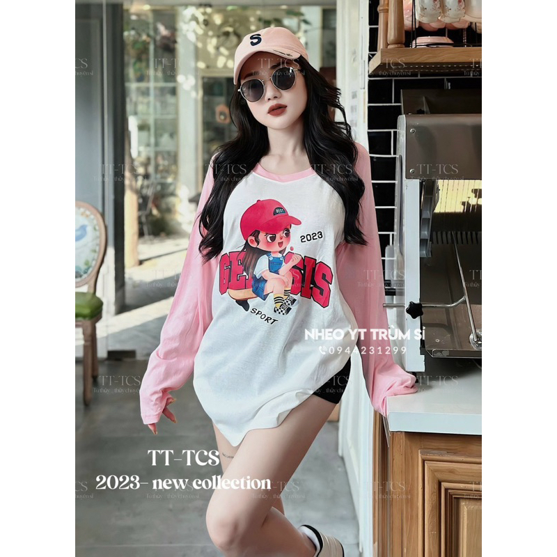 Áo phông nữ rộng gấu hot chất cottong xịn siêu mát