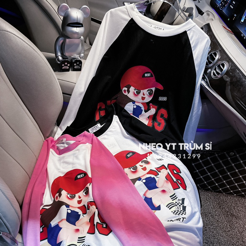 Áo phông nữ rộng gấu hot chất cottong xịn siêu mát