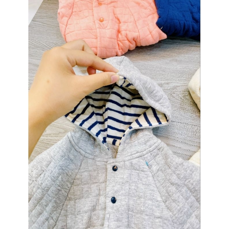 Áo chòng bé trai bé gái 🐻Hàng xuất dư- CÓ SẴN🐻 Áo choàng nỉ trẻ em mùa đông size 3-13kg