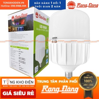Bóng đèn LED bulb 50w Trụ Rạng Đông, ChipLED SAMSUNG [CHÍNH HÃNG]