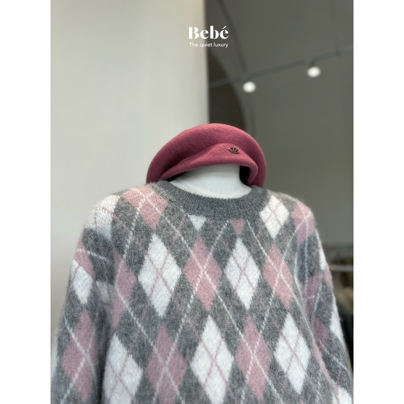 Áo len trám mix màu xinh xỉu