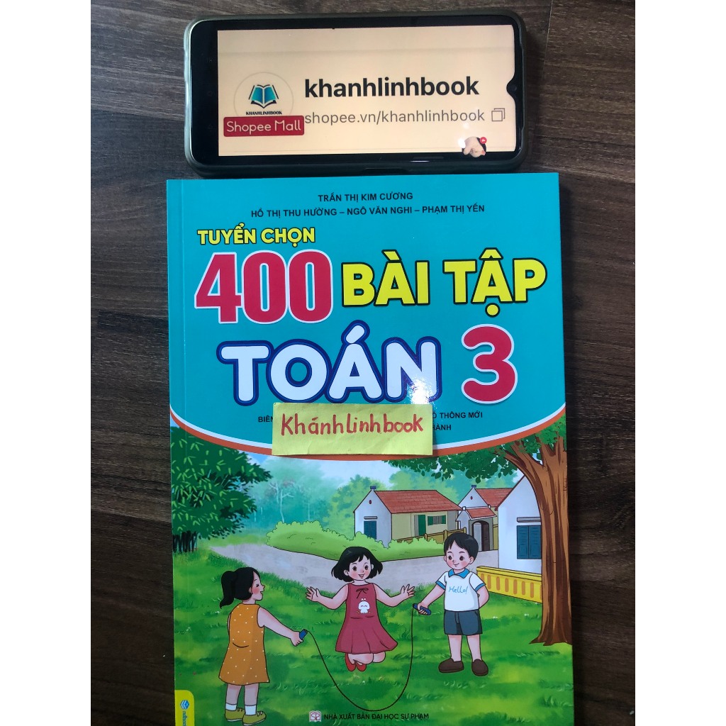 Sách - Tuyển Chọn 400 Bài Tập Toán 3 - Biên soạn theo chương trình GDPT mới