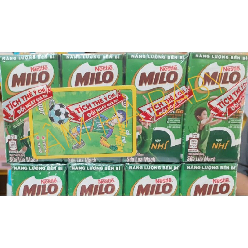 Vỉ sữa Milo Nestle Vỉ sữa lúa mạch (vỉ 110ml )