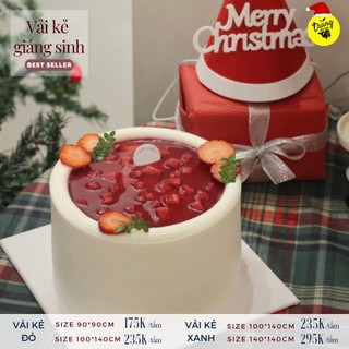 Vải Kẻ Giáng Sinh