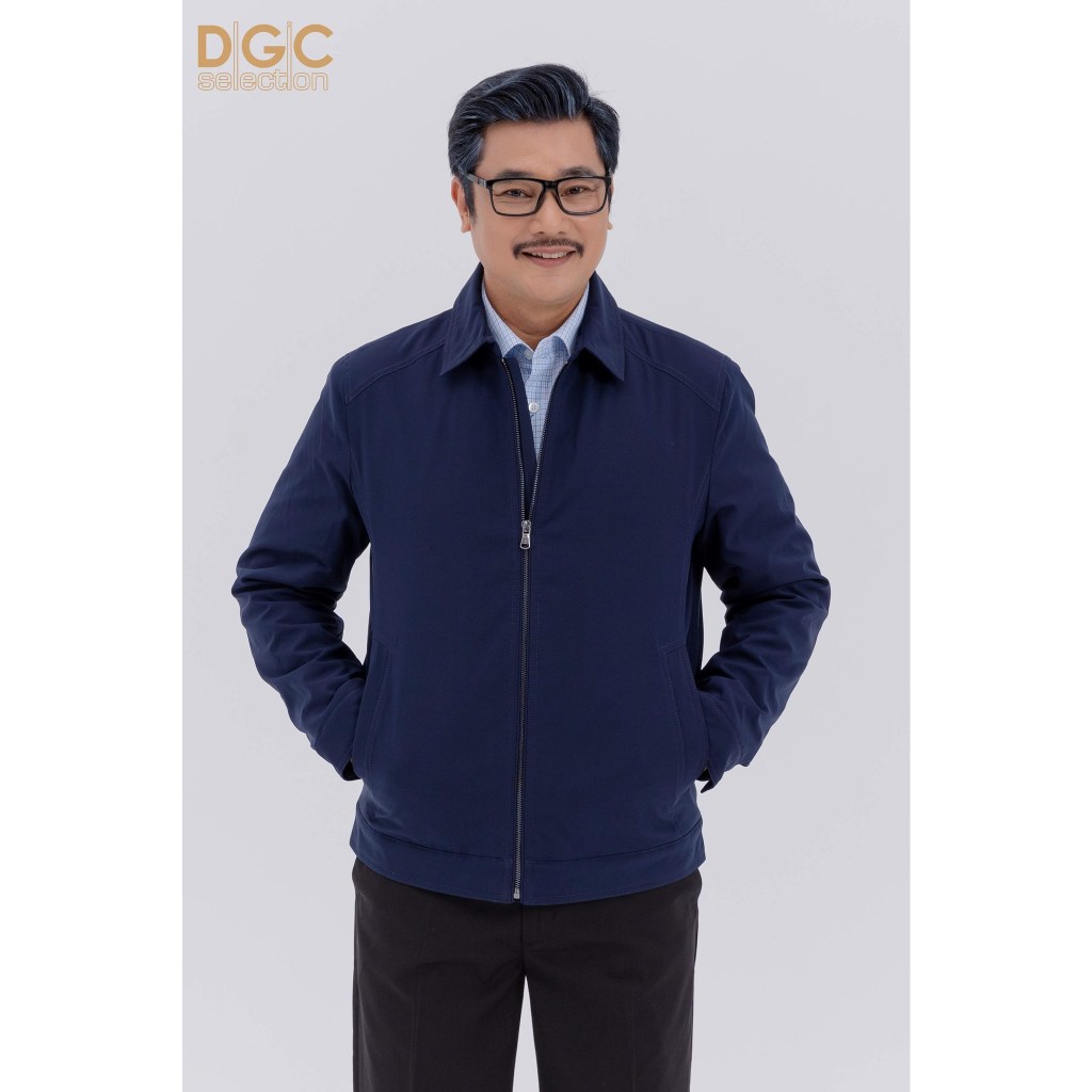 Áo khoác nam trung niên cổ Đức 2 lớp  phom áo vừa vặn thoải mái  WAJKBC08M