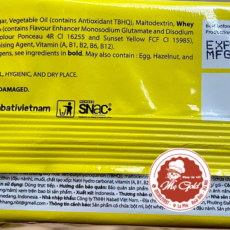 Bánh Nabati kem xốp