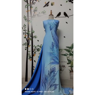 Vải áo dài đẹp lụa Thái Tuấn, mẫu thiết kế độc quyền