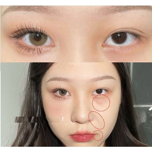 Che Khuyết Điểm, Kem Che Khuyết Điểm HUDAPRO 3 Ô Concealer Giấu Quầng Thâm Nốt Mụn Nội Địa Trung F7 - Saikou Beauty