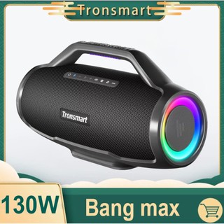 Loa karaoke bluetooth 5.3 tronsmart bang max, công suất 130w, chống nước ipx6, pin 18000mah nghe nhạc 24h