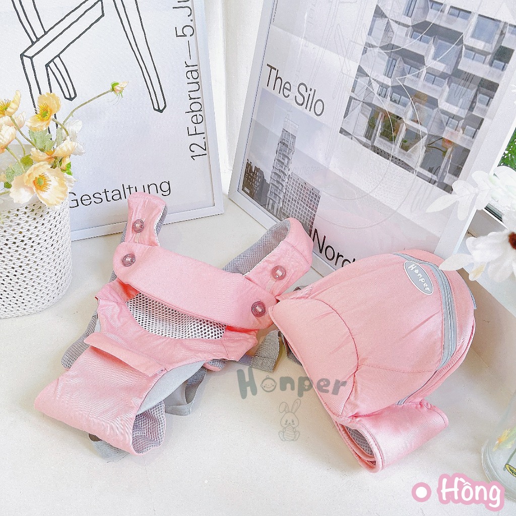 Địu ngồi HONPER 9 tư thế cho bé phân phối chính hãng Bonbonmart