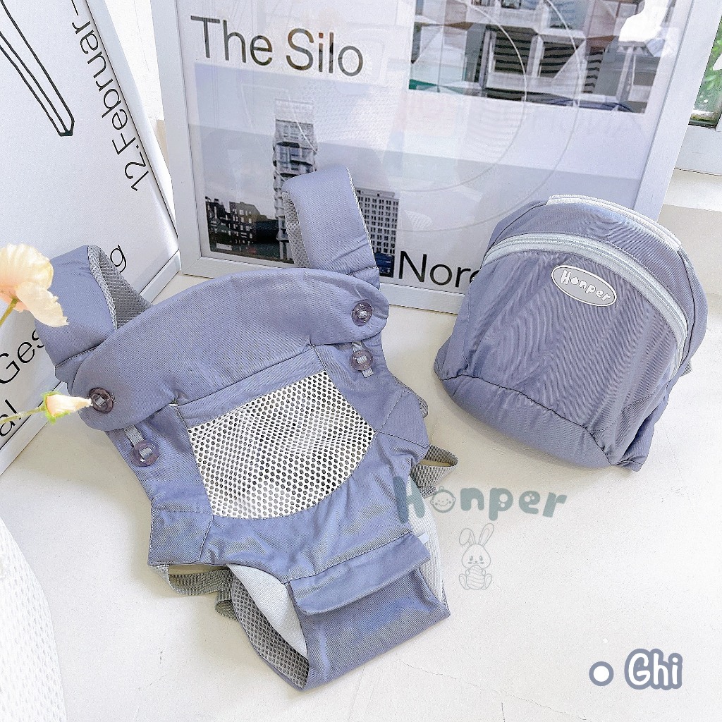 Địu ngồi HONPER 9 tư thế cho bé phân phối chính hãng Bonbonmart