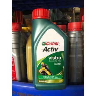 Dầu nhớt xe máy Castrol Activ Vistra 20w50 (800ml)