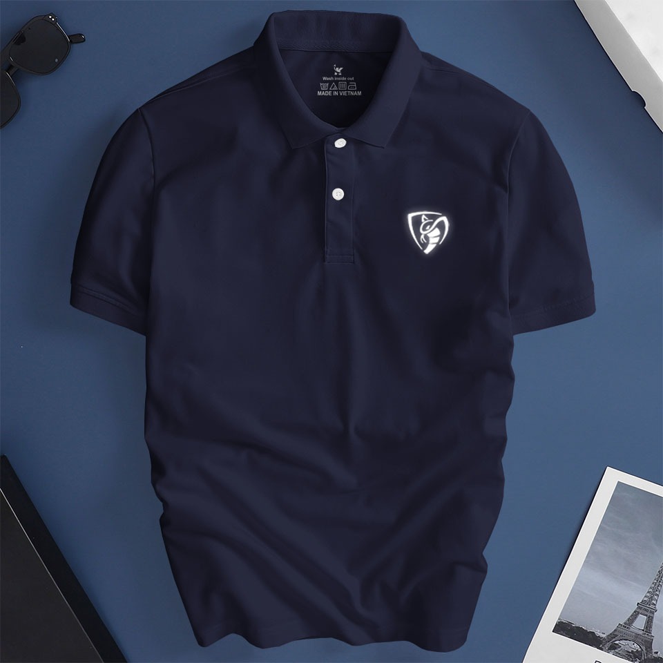 Áo polo nam cổ bẻ Depstyle PT103, vải thun poly thoáng mát thấm hút mồ hôi
