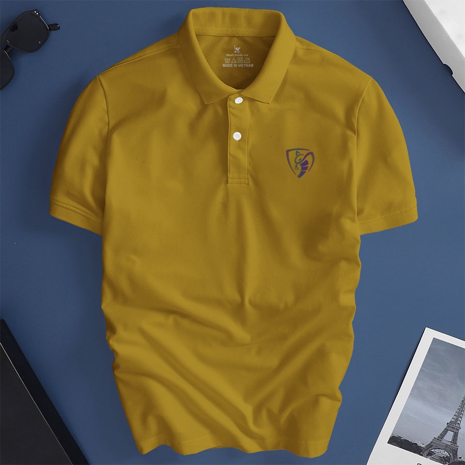 Áo polo nam cổ bẻ Depstyle PT103, vải thun poly thoáng mát thấm hút mồ hôi