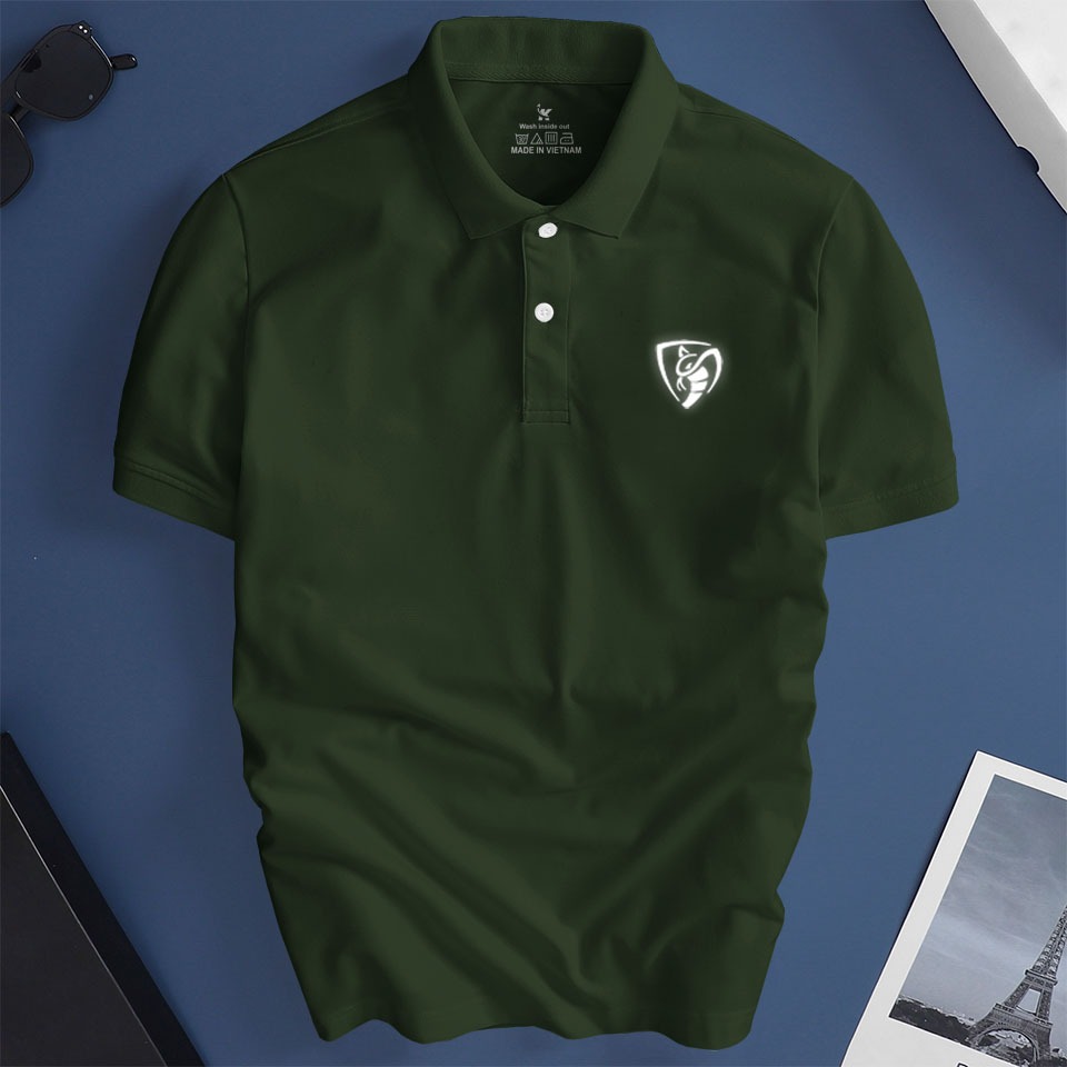 Áo polo nam cổ bẻ Depstyle PT103, vải thun poly thoáng mát thấm hút mồ hôi