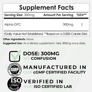 [Made in USA] Alpha GPC 99% | Choline hàm lượng 99% dạng bột