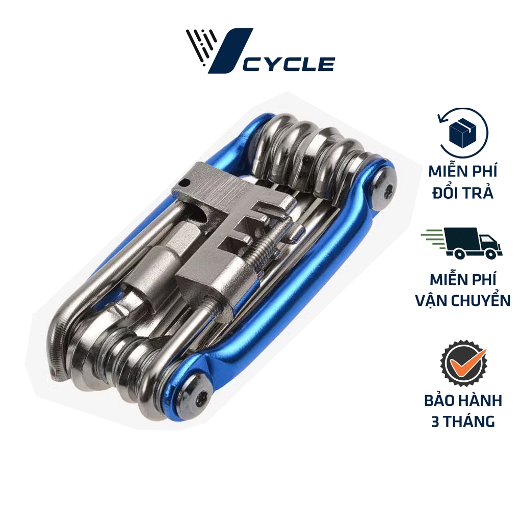 Bộ lục giác gấp đa năng 11 trong 1, bộ lục giác, bộ dụng cụ sửa xe đạp đa năng (11 chi tiết)