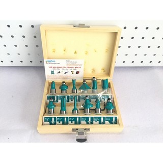 Bộ 12 mũi phay gỗ total tacsr0121