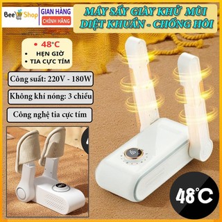 Máy sấy giày Shoe Dryer cao cấp có tia cực tím, khử mùi giày tất đa năng tiện ích, chống hôi chân, bảo hành 12 tháng