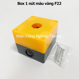 Hộp nút nhấn 1 lỗ, công tắc phi 22 chất lượng cao 1 lỗ - Box 1