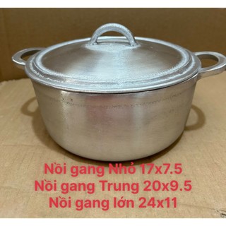 Nồi gang nầu cơm kho cá