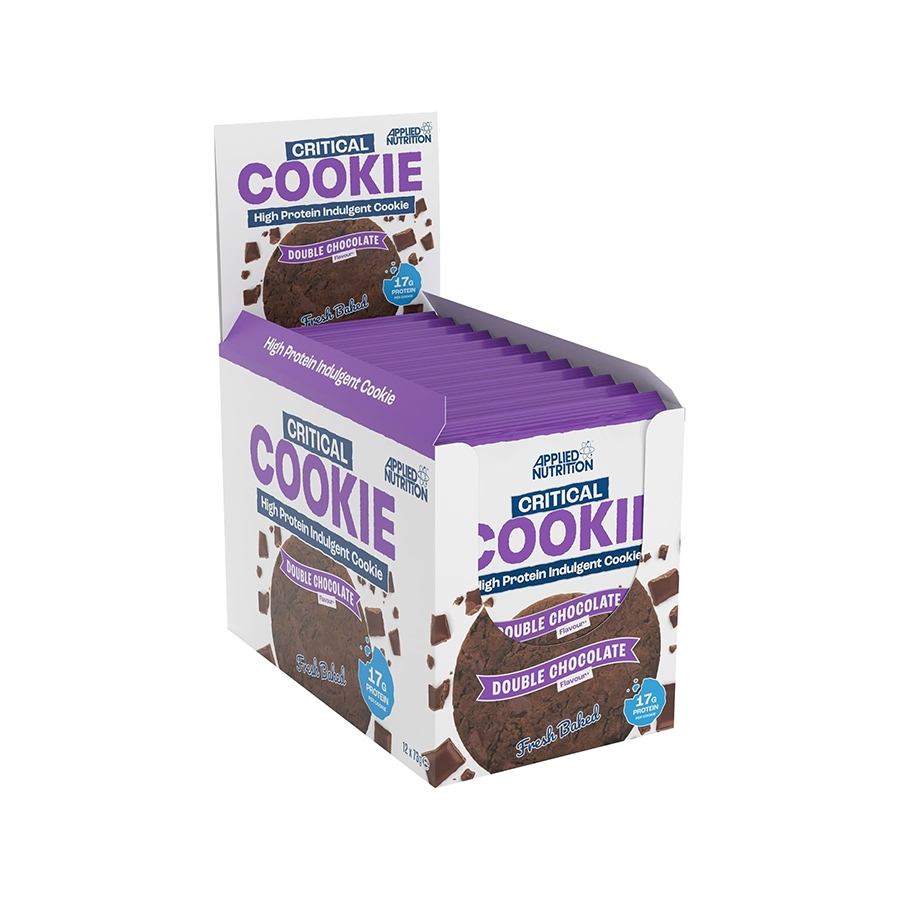 Bánh Protein Bar, Applied Critical Cookie, 12 Units (85g/unit) nhập khẩu Anh phân phối Gymstore