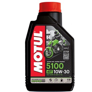 Dầu nhớt xe số, côn tay MOTUL 5100 GOLD 4T 10W30 800ml & 1L Bán Tổng Hợp