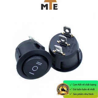 Công tắc bập bênh tròn 3 vị trí kcd1