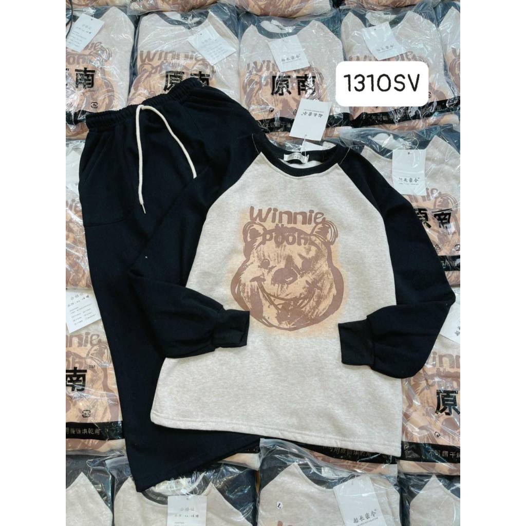 Set Váy Gấu Siêu Xinh Chuẩn Hàng Quảng Châu Loại 1 1310SV