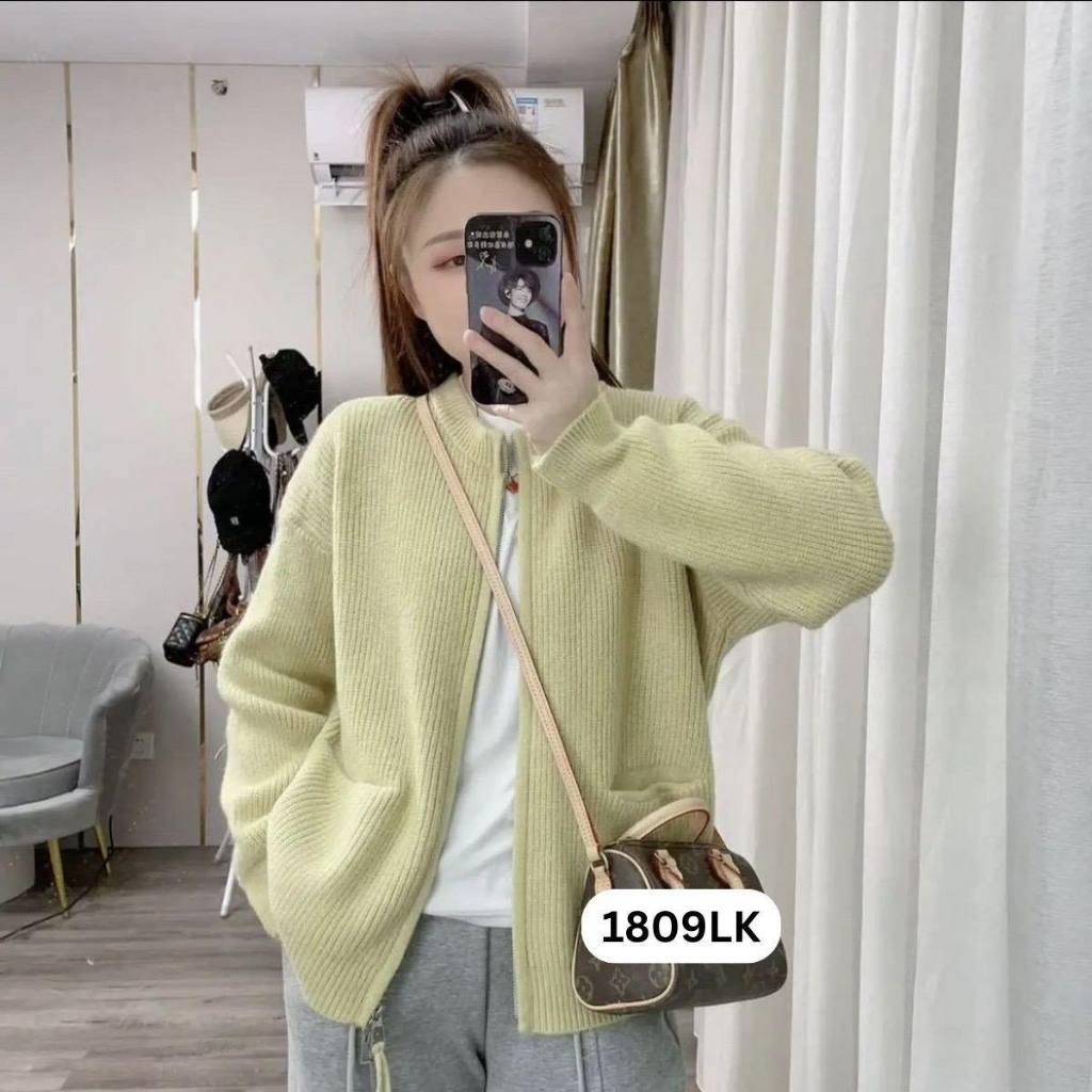 Áo Khoác Len Dày Dặn Siểu Xinh Siêu Dễ Phối Đồ 1809LK