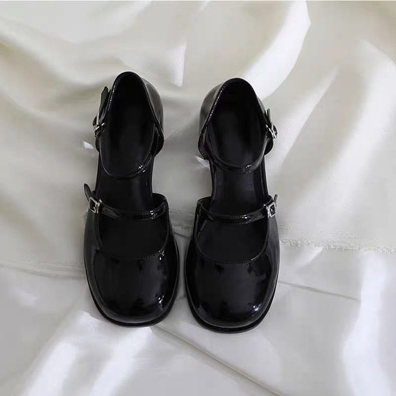 GIÀY OXFORD QUAI MẢNH MARY 3CM KHOÁ CÀI