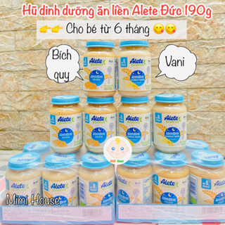 [Date 2026] Hũ dinh dưỡng Alete Đức 190g cho bé từ 6 tháng, hỗ trợ bé biếng ăn, giúp tăng cân