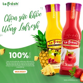 Nước Cốt Dâu Tây LaFresh 650ml – Vị Dâu Tự Nhiên, Pha Chế Nhanh Và Dễ Dàng