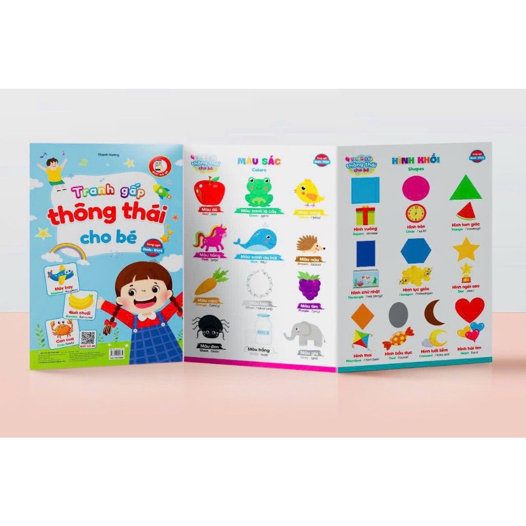Sách - Bộ Tranh Gấp Thông Thái Cho Bé