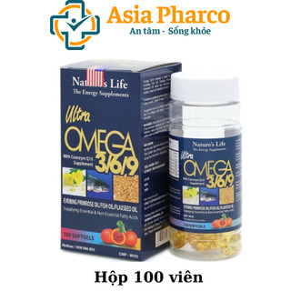 OMEGA 369 Ultra - Tăng cường thị lực cho mắt, giúp sáng mắt, tốt cho da, tim mạch