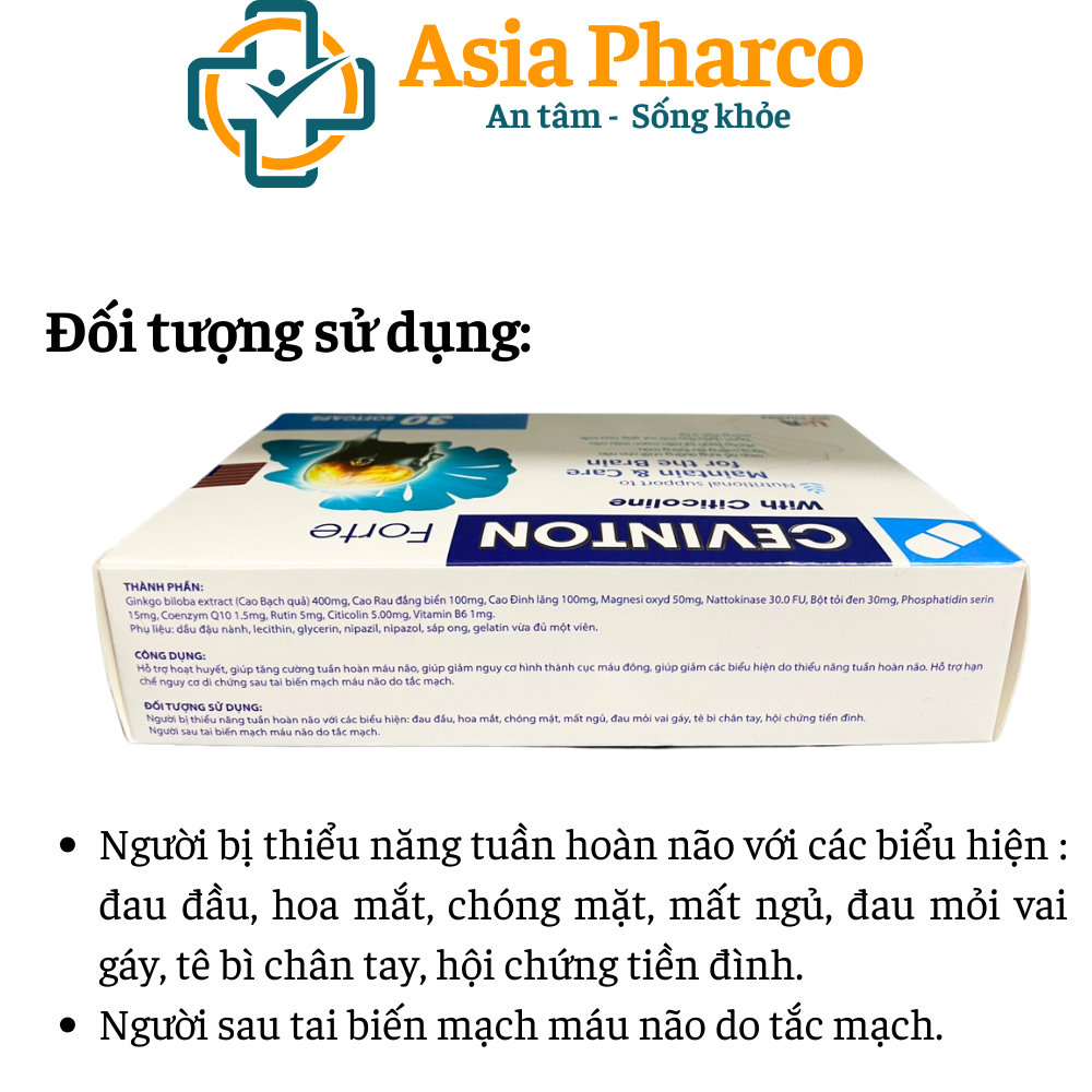 Bổ Não Cevinton Chính Hãng giá sỉ