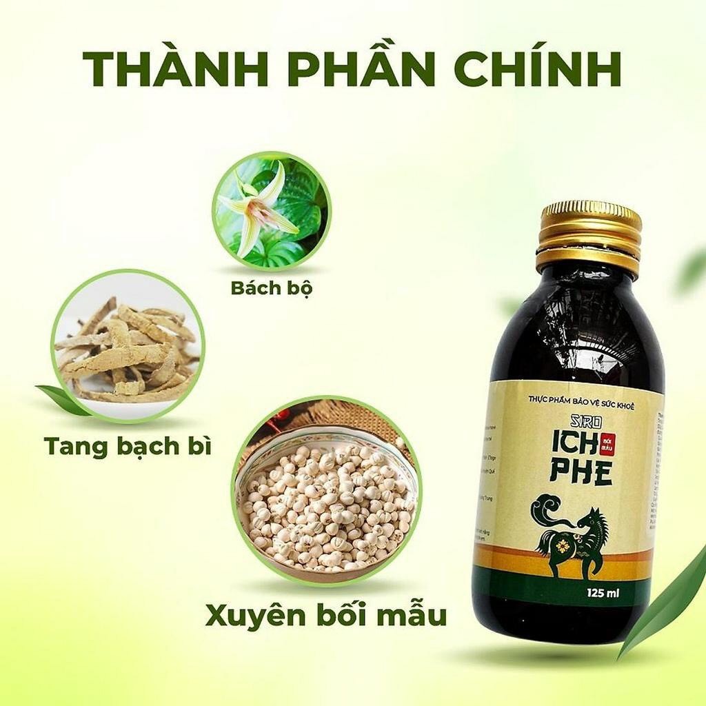 Siro Ích Phế Bối Mẫu giúp giảm ho khan, ho lâu ngày, ho do viêm họng